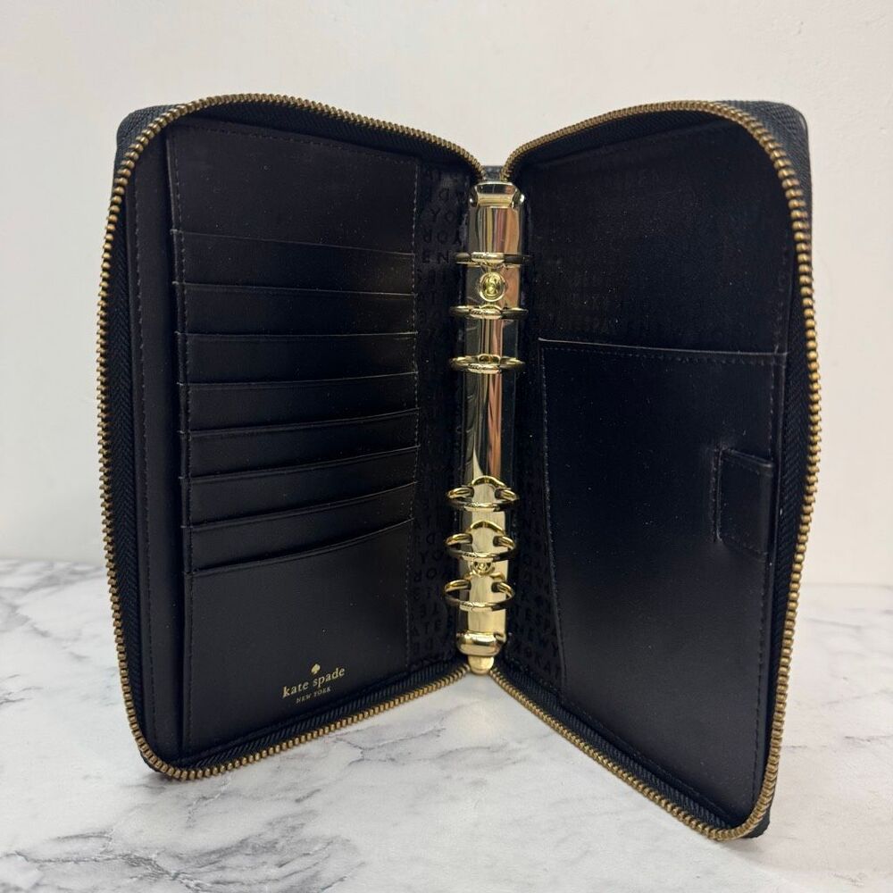 Kate Spade Black Wellesley Planner - Picture 4 of 6